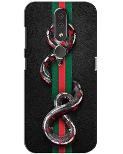 Чохол для Nokia 4.2 з картинкою «Gucci — змія на смузі» Чохол для Nokia 4.2 з картинкою «Gucci — змія на смузі»