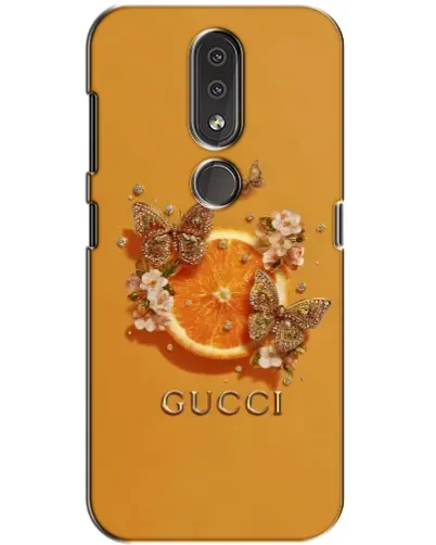 Чехол для Nokia 4.2 с картинкой «Gucci — золотые бабочки» Чехол для Nokia 4.2 с картинкой «Gucci — золотые бабочки»