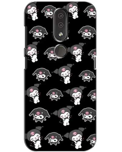Чохол для Nokia 4.2 з картинкою «Чорний паттерн Kuromi» Чохол для Nokia 4.2 з картинкою «Чорний паттерн Kuromi»