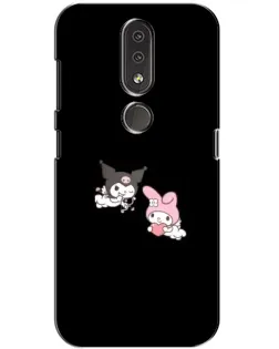 Чохол для Nokia 4.2 з картинкою «My Melody та Kuromi»
