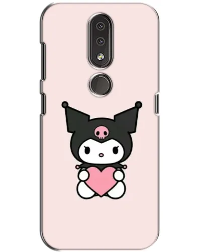 Чохол для Nokia 4.2 з картинкою «Kuromi та серце» Чохол для Nokia 4.2 з картинкою «Kuromi та серце»