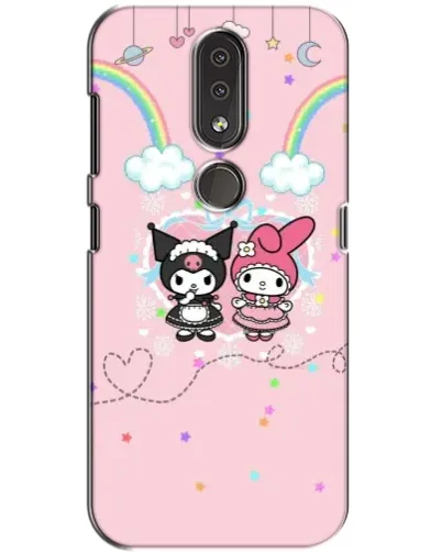 Чохол для Nokia 4.2 з картинкою «My Melody та Kuromi» Чохол для Nokia 4.2 з картинкою «My Melody та Kuromi»