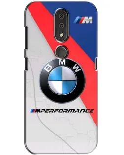 Чехол для Nokia 4.2 с картинкой «BMW Performance стиль» Чехол для Nokia 4.2 с картинкой «BMW Performance стиль»