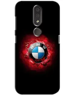 Чехол для Nokia 4.2 с картинкой «Логотип BMW — вспышка»