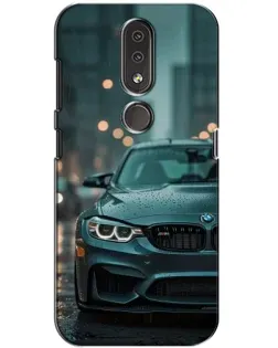 Чехол для Nokia 4.2 с картинкой «BMW в огнях города»