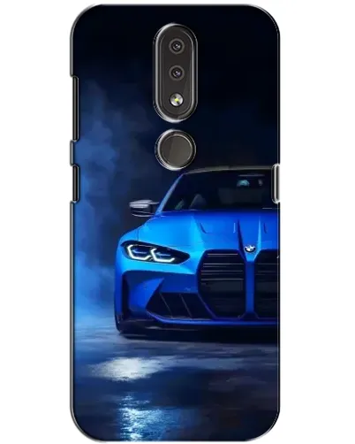 Чехол для Nokia 4.2 с картинкой «Голубая BMW M4» Чехол для Nokia 4.2 с картинкой «Голубая BMW M4»