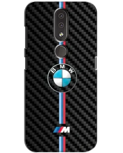 Чехол для Nokia 4.2 с картинкой «Эмблема BMW и карбон» Чехол для Nokia 4.2 с картинкой «Эмблема BMW и карбон»