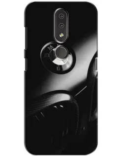 Чехол для Nokia 4.2 с картинкой «Эмблема BMW — макро»