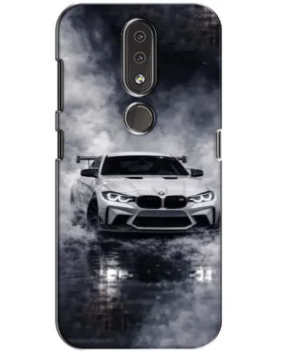 Чехол для Nokia 4.2 с картинкой «BMW сквозь туман» Чехол для Nokia 4.2 с картинкой «BMW сквозь туман»