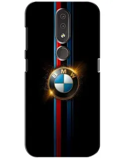 Чехол для Nokia 4.2 с картинкой «BMW M-Power неон»