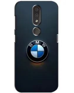 Чехол для Nokia 4.2 с картинкой «Логотип BMW — минимализм»