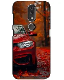 Чехол для Nokia 4.2 с картинкой «Осенняя BMW M4»