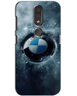 Чохол для Nokia 4.2 з картинкою «Логотип BMW — лід»