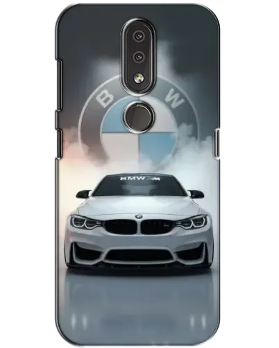 Чехол для Nokia 4.2 с картинкой «BMW в белом дыму» Чехол для Nokia 4.2 с картинкой «BMW в белом дыму»