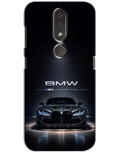 Чехол для Nokia 4.2 с картинкой «BMW сквозь ночной город» Чехол для Nokia 4.2 с картинкой «BMW сквозь ночной город»