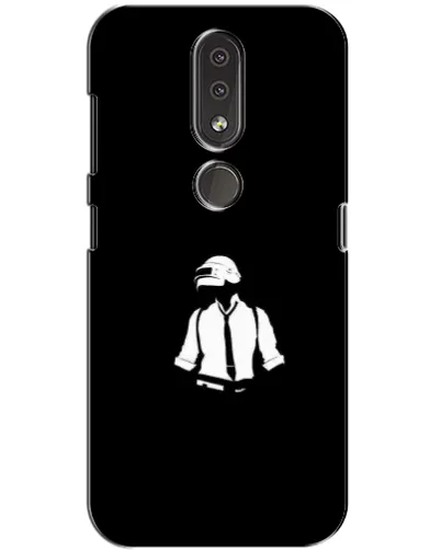 Чехол для Nokia 4.2 с картинкой «PUBG — белый шлем» Чехол для Nokia 4.2 с картинкой «PUBG — белый шлем»