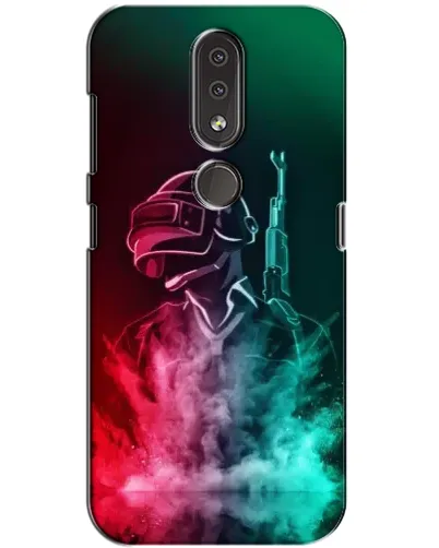 Чехол для Nokia 4.2 с картинкой «PUBG — огненный воин» Чехол для Nokia 4.2 с картинкой «PUBG — огненный воин»