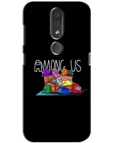 Чехол для Nokia 4.2 с картинкой «Логотип Among Us» Чехол для Nokia 4.2 с картинкой «Логотип Among Us»