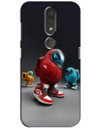 Чехол для Nokia 4.2 с картинкой «Among Us — 3D стиль» Чехол для Nokia 4.2 с картинкой «Among Us — 3D стиль»