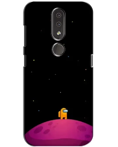Чехол для Nokia 4.2 с картинкой «Одинокий герой на планете» Чехол для Nokia 4.2 с картинкой «Одинокий герой на планете»