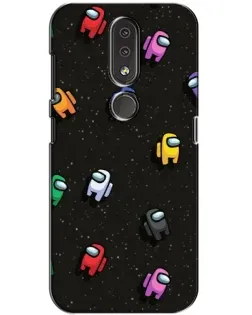 Чехол для Nokia 4.2 с картинкой «Космический паттерн Among Us» Чехол для Nokia 4.2 с картинкой «Космический паттерн Among Us»
