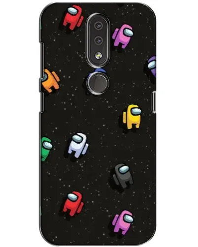 Чехол для Nokia 4.2 с картинкой «Космический паттерн Among Us» Чехол для Nokia 4.2 с картинкой «Космический паттерн Among Us»