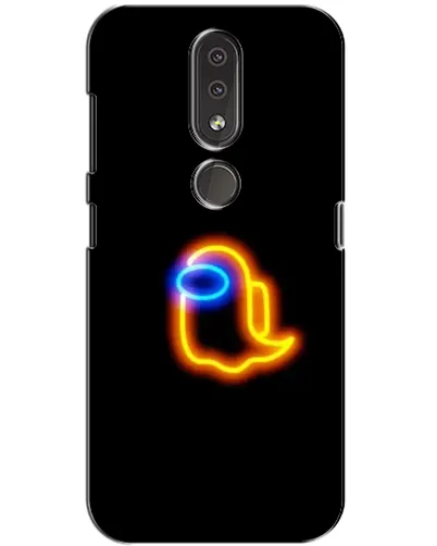 Чехол для Nokia 4.2 с картинкой «Among Us неоновое сияние» Чехол для Nokia 4.2 с картинкой «Among Us неоновое сияние»
