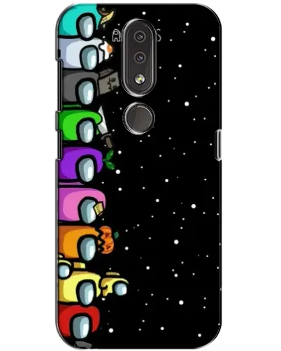 Чехол для Nokia 4.2 с картинкой «Команда Among Us» Чехол для Nokia 4.2 с картинкой «Команда Among Us»