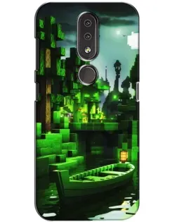 Чехол для Nokia 4.2 с картинкой «Minecraft лесной пейзаж» Чехол для Nokia 4.2 с картинкой «Minecraft лесной пейзаж»