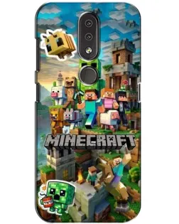 Чехол для Nokia 4.2 с картинкой «Замок Minecraft» Чехол для Nokia 4.2 с картинкой «Замок Minecraft»