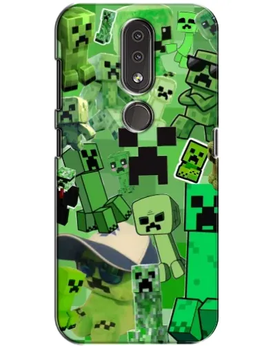 Чехол для Nokia 4.2 с картинкой «Криперы Minecraft» Чехол для Nokia 4.2 с картинкой «Криперы Minecraft»