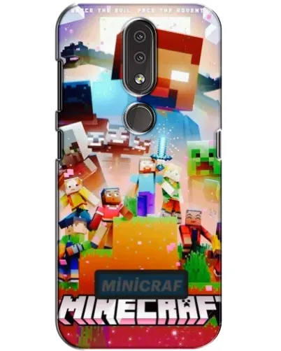 Чехол для Nokia 4.2 с картинкой «Minecraft герои игры» Чехол для Nokia 4.2 с картинкой «Minecraft герои игры»