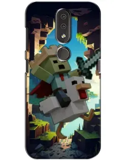 Чехол для Nokia 4.2 с картинкой «Стив и гусь» Чехол для Nokia 4.2 с картинкой «Стив и гусь»