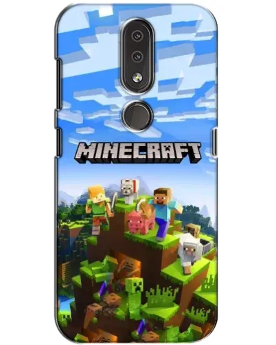 Чехол для Nokia 4.2 с картинкой «Minecraft классический мир» Чехол для Nokia 4.2 с картинкой «Minecraft классический мир»