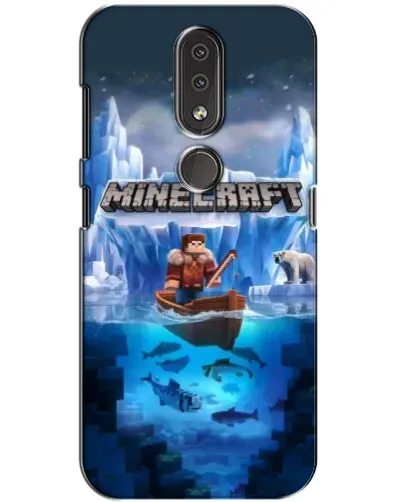 Чехол для Nokia 4.2 с картинкой «Minecraft ледяной мир» Чехол для Nokia 4.2 с картинкой «Minecraft ледяной мир»