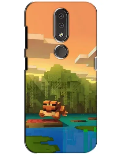 Чехол для Nokia 4.2 с картинкой «Майнкрафт закат солнца» Чехол для Nokia 4.2 с картинкой «Майнкрафт закат солнца»