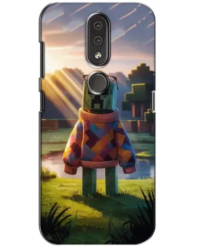 Чехол для Nokia 4.2 с картинкой «Крипер в свитере» Чехол для Nokia 4.2 с картинкой «Крипер в свитере»