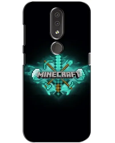 Чехол для Nokia 4.2 с картинкой «Minecraft Diamond лого» Чехол для Nokia 4.2 с картинкой «Minecraft Diamond лого»