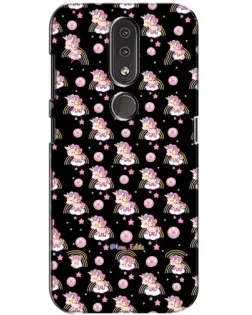 Чохол для Nokia 4.2 з картинкою «Magic Unicorn паттерн»