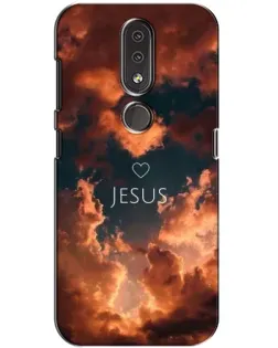 Чехол для Nokia 4.2 с картинкой «Сияние Имени Jesus»
