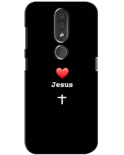 Чехол для Nokia 4.2 с картинкой «Сердце - Jesus» Чехол для Nokia 4.2 с картинкой «Сердце - Jesus»