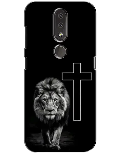 Чехол для Nokia 4.2 с картинкой «Лев и Крест» Чехол для Nokia 4.2 с картинкой «Лев и Крест»
