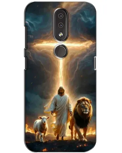 Чехол для Nokia 4.2 с картинкой «Лев Иуды и Свет» Чехол для Nokia 4.2 с картинкой «Лев Иуды и Свет»