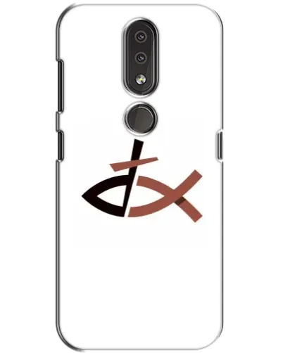 Чехол для Nokia 4.2 с картинкой «Рыба и крест» Чехол для Nokia 4.2 с картинкой «Рыба и крест»