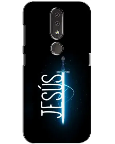 Чехол для Nokia 4.2 с картинкой «Меч Духа Jesus» Чехол для Nokia 4.2 с картинкой «Меч Духа Jesus»