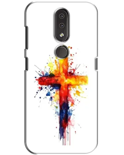 Чехол для Nokia 4.2 с картинкой «Акварельный крест» Чехол для Nokia 4.2 с картинкой «Акварельный крест»