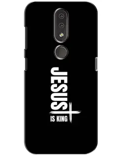Чехол для Nokia 4.2 с картинкой «Вертикаль веры Jesus»
