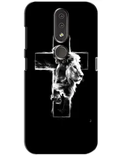 Чехол для Nokia 4.2 с картинкой «Сияющий крест Jesus»