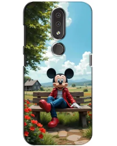 Чехол для Nokia 4.2 с картинкой «Микки на скамейке» Чехол для Nokia 4.2 с картинкой «Микки на скамейке»