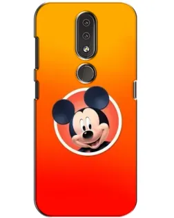Чехол для Nokia 4.2 с картинкой «Mickey в круге»